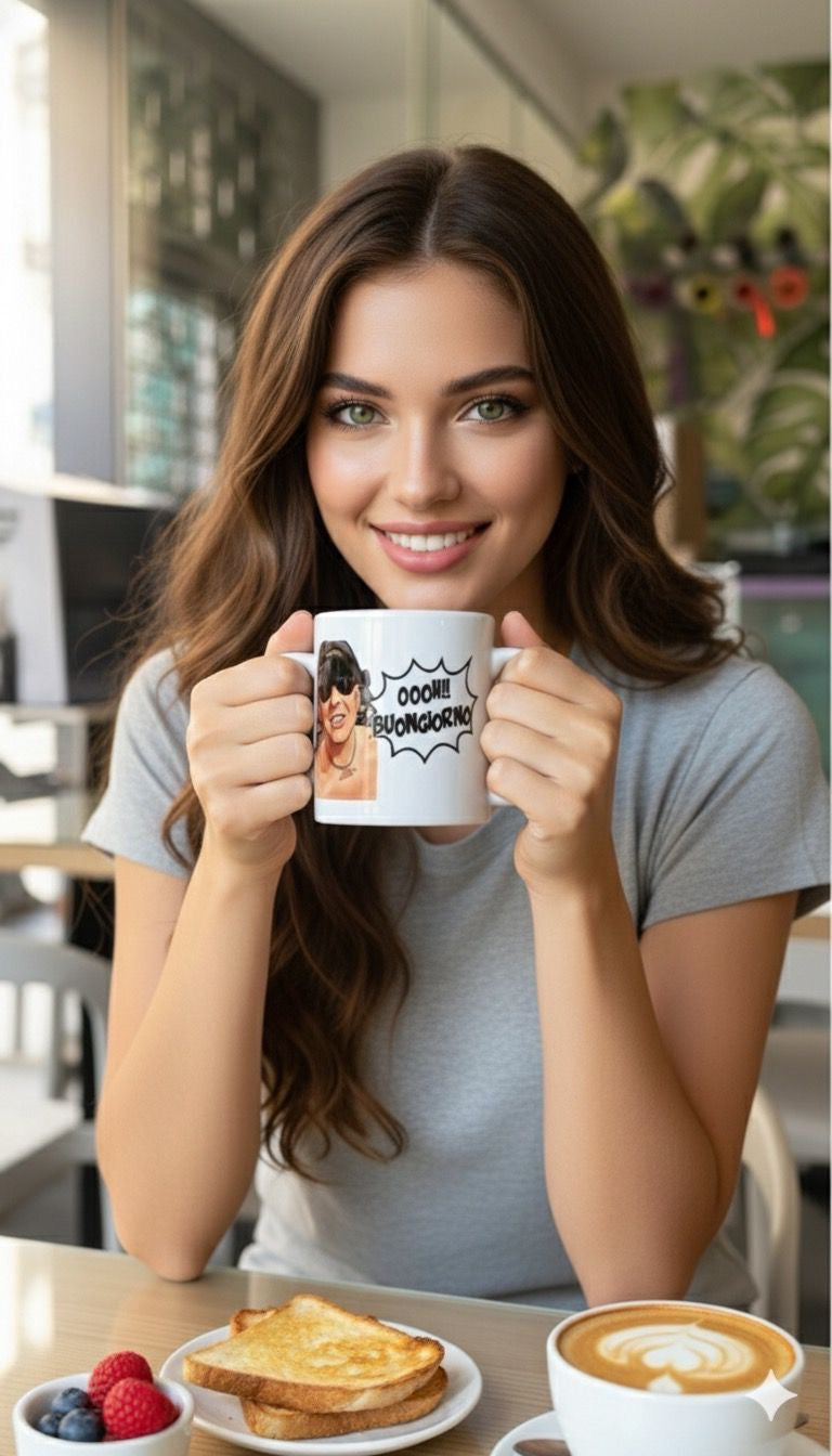 Tazza in ceramica - colazione con @Chrislozio